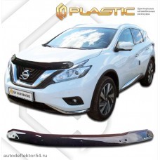 Дефлектор капота Nissan Murano (Classic черный) 2016–н.в.