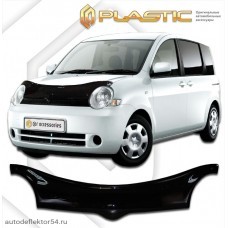 Дефлектор капота Toyota Sienta (Classic черный) 2003-2015