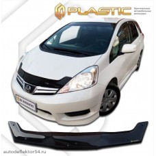 Дефлектор капота Honda Fit Shuttle (Classic черный) 2011-2013