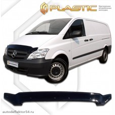 Дефлектор капота Mercedes-Benz Vito (Classic черный) 2003–2014