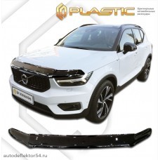 Дефлектор капота Volvo XC40 (Classic черный) 2017–н.в.