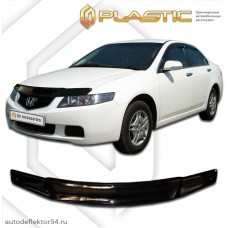 Дефлектор капота Honda Accord (Classic черный) 2002-2006