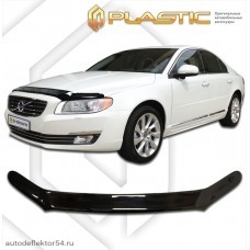 Дефлектор капота Volvo S80 (Classic черный) 2013–н.в.