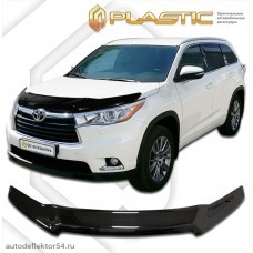 Дефлектор капота Toyota Highlander (Classic черный) 2013–н.в.