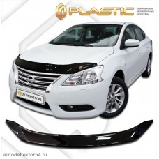 Дефлектор капота Nissan Bluebird Sylphy (Classic черный) 2012–н.в.