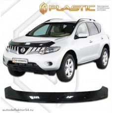 Дефлектор капота Nissan Murano (Classic черный) 2009–2015