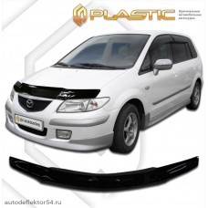 Дефлектор капота Mazda Premacy (Classic черный) 1999-2005