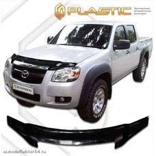 Дефлектор капота Mazda BT-50 (Classic черный) 2008-2011