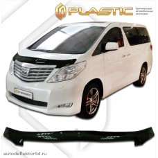 Дефлектор капота Toyota Alphard (Classic черный) 2008–2011