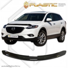 Дефлектор капота Mazda CX-9 (Classic черный) 2013–2015