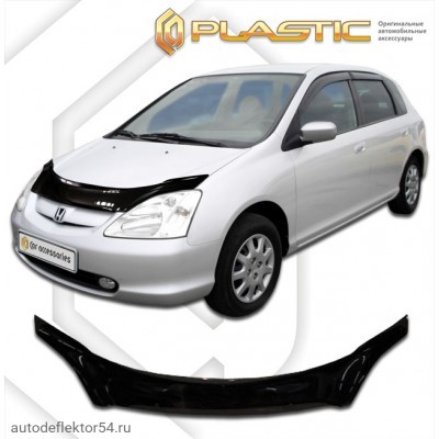 Дефлектор капота Honda Civic хэтчбэк 2100-2005