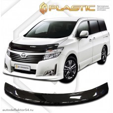 Дефлектор капота Nissan Elgrand (Classic черный) 2011–н.в.