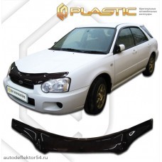 Дефлектор капота Subaru Impreza (Classic черный) 2003-2006