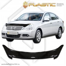 Дефлектор капота Nissan Almera (Classic черный) 2012–н.в.