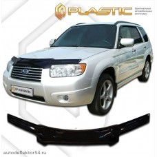 Дефлектор капота Subaru Forester (Classic черный) 2005-2008