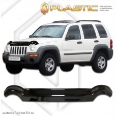 Дефлектор капота Jeep Liberty (Classic черный) 2006