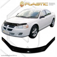 Дефлектор капота Dodge Stratus (Classic черный) 2004-2006