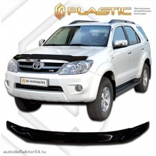 Дефлектор капота Toyota Fortuner (Classic черный) 2006-2008