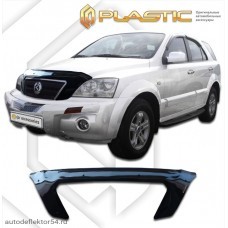 Дефлектор капота (exclusive) Kia Sorento (Classic черный) 2002–2010