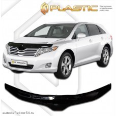 Дефлектор капота Toyota Venza (Classic черный) 2011–2016